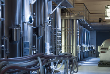 equipment of contemporary winemaker factory